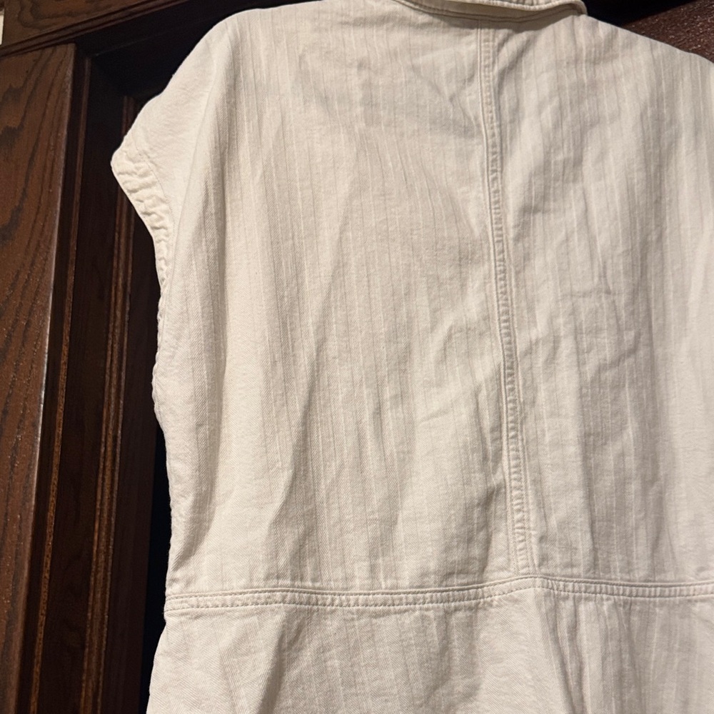 Universal Thread White Button-Down Dress - image 6